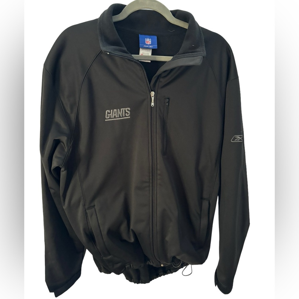 Reebok‎ RBK NFL Men’s Black New York Giants Jacket Size Medium